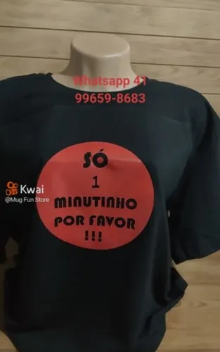 Camiseta 100% algodão
