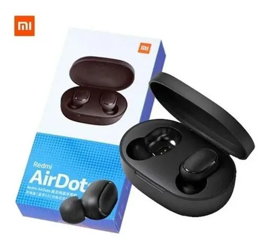 Fone de ouvido in-ear sem fio Xiaomi Redmi AirDots 2 preto<br><br>