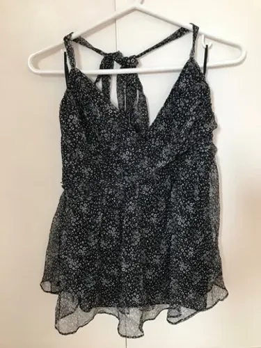 blusa frente única zara
