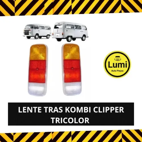 Lente Tras Kombi Clipper Tricolor - NOVA!!
