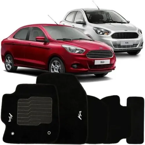 Tapete Ford Ka 2014 - Borracha - Pretp 3 Peças - W2855