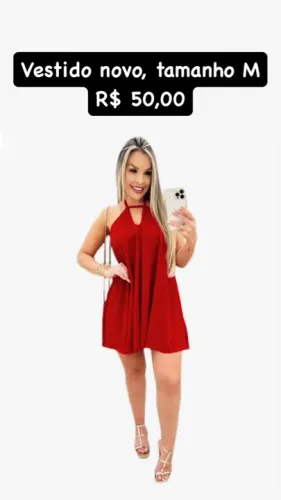 Vestido vermelho 