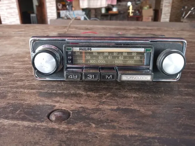 Rádio Philips AM antigo Fusca Kombi opala Dodge 