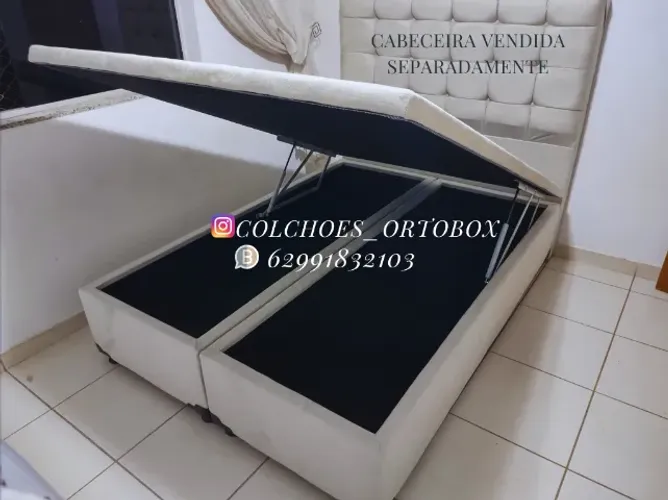 Box baú Casal bi partido em ate 10x no cartão