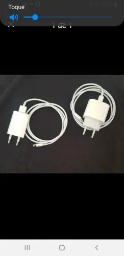 Par de carregadores apple iphone original 