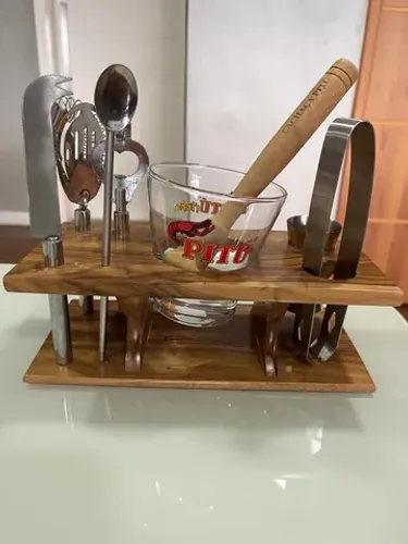 Kit Coqueteleira- Bar profissional para drinks e bebidas inox Barman 