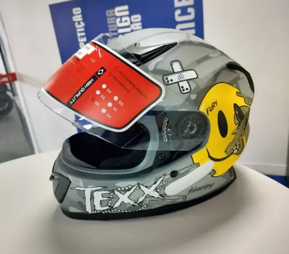 Capacete Texx Hawk Cinza