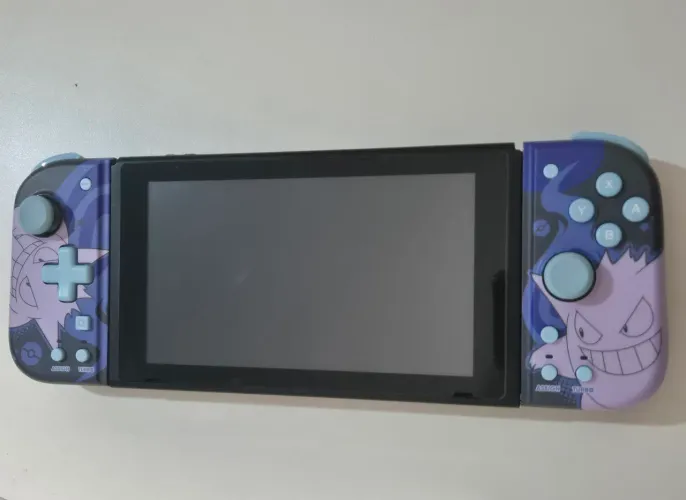 Nintendo Switch Completo - Controle Edição Especial Gengar + Memória, Acessórios e Jogos!