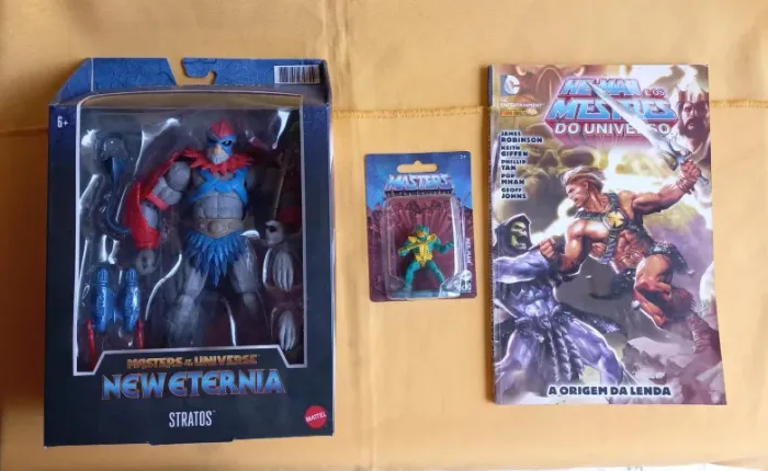 Lote He-Man HQ e Action Figures