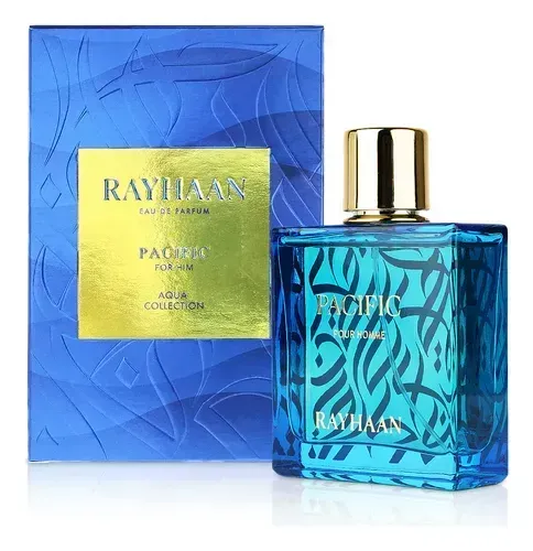 Perfume Árabe Rayhaan Pacific Pour Homme Aqua Collection 100ml (Lacrado)