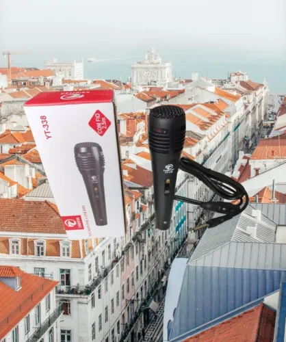 Microfone com Fio (Novo) Kaipitan YT-338