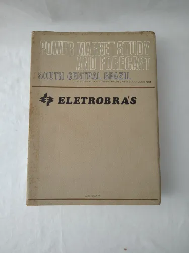 Livro de Estudo e Previsão de Mercado da Eletrobrás anos 70 