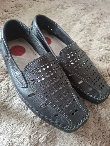 Sapato masculino de couro