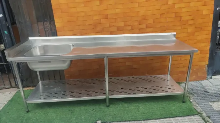 Pia inox bancada industrial cuba