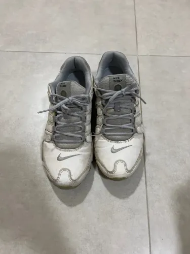 Nike Shox Original - Branco, Azul e Cinza