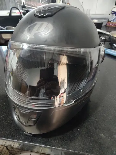 Capacete PEELS U-RB2 Moto Preto Fosco