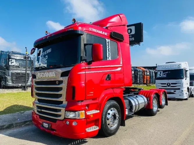 Scania R440 6x2 ano 13 Automático Com Ar Condicionado e RETARDER