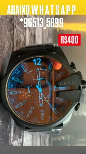 Relógio DIESEL 10 BAR CAMALEÃO _ ENTREGAMOS