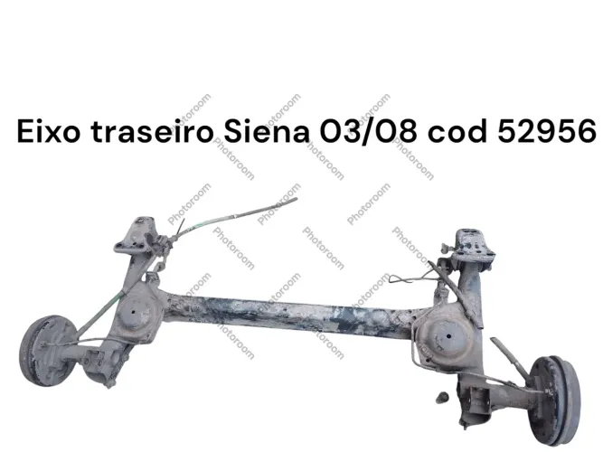 Eixo traseiro Siena 03/08 - Cod 52956