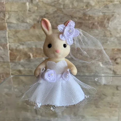 Roupinha Noiva Flor Sylvanian Families 