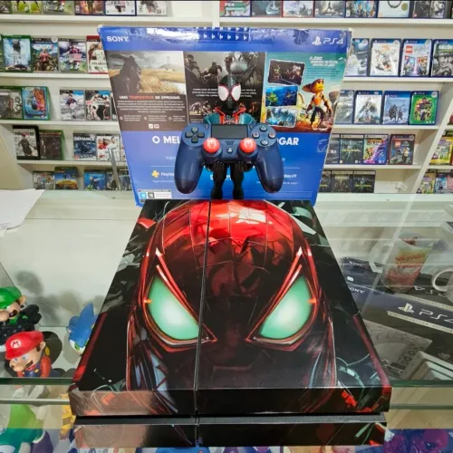 Playstation 4 pasta térmica trocada higienização feita 