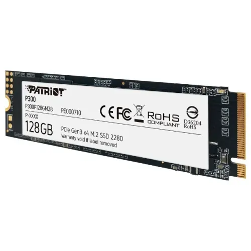 SSD, 128GB, Patriot, P300, M.2, 2280, NVME PCIE, GEN3 X4