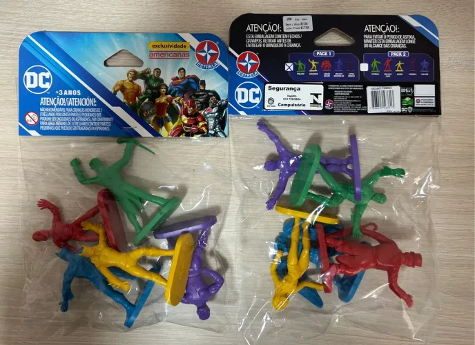 Bonecos DC Comics - Pack 1 e Pack 2 - Estrela (Gulliver)