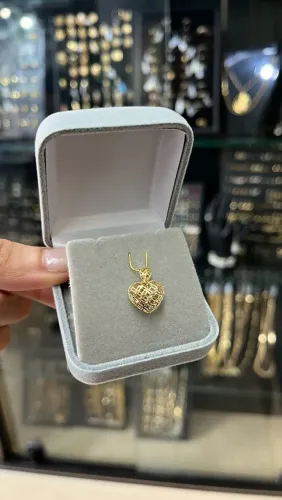 Pingente de coração em ouro 18k