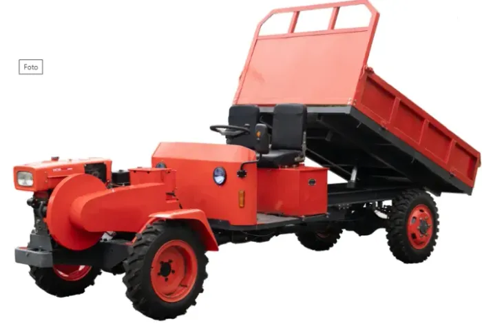 Transportador de Cargas Basculante com Capacidade para 1500 Kg com 18 HP a Diesel