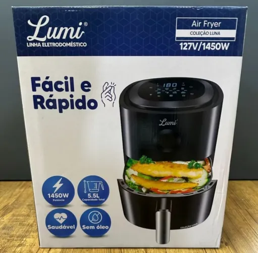 Promoção air fryer fritadeira sem óleo 5,5 litros