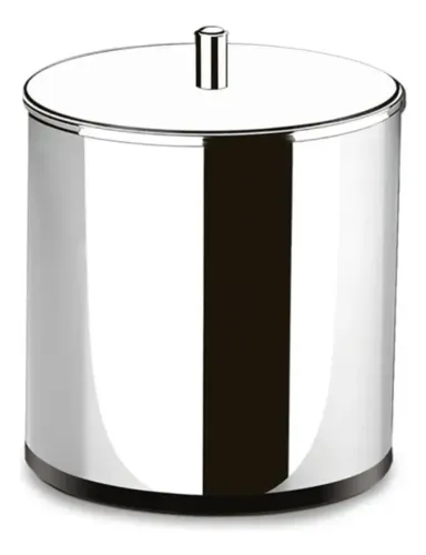 Lixeira Inox Com Tampa Brinox Lixeira Para Banheiro Cozinha