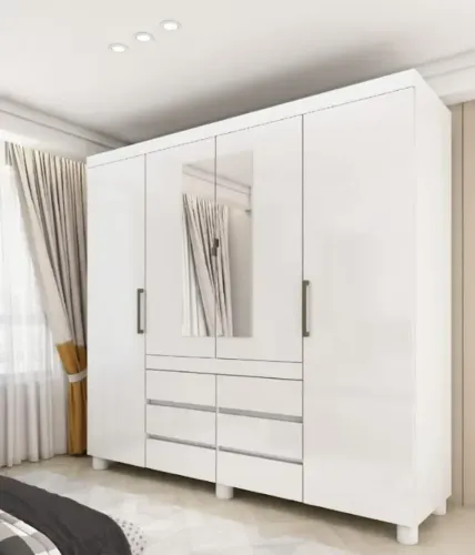 (FRETE GRÁTIS) Guarda Roupa Império Branco