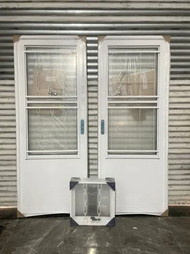 Portas e janelas brancas completas de aço/ entregamos a domicílio 