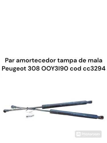 Par De Amortecedor Da Mala Peugeot 308 Cod Cc3294