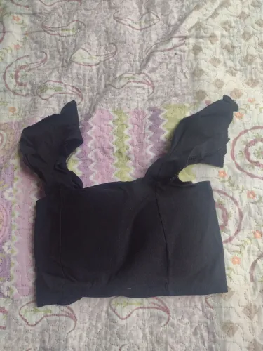 Cropped preto tamanho M e P