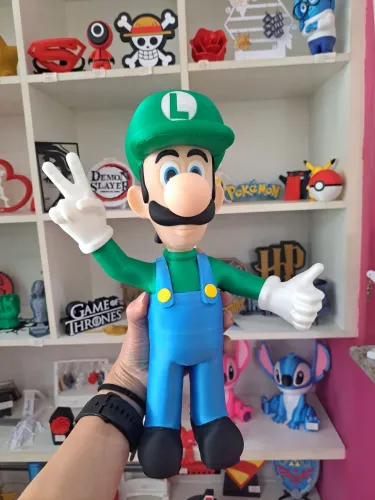 Luigi 3D impresso 