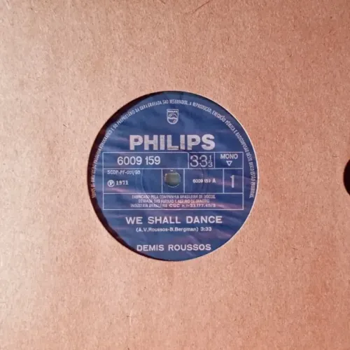 disco de vinil compacto demis roussos - we shall dance / lord of the flies
