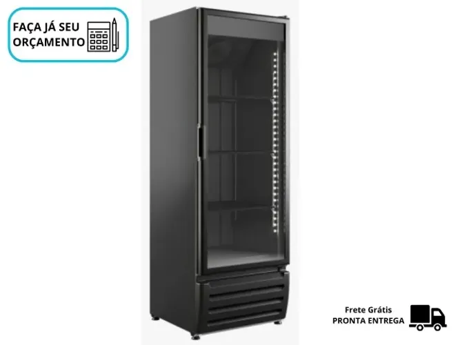 Cervejeira Tampa de Vidro Comercial 470 litros Braslar Nova