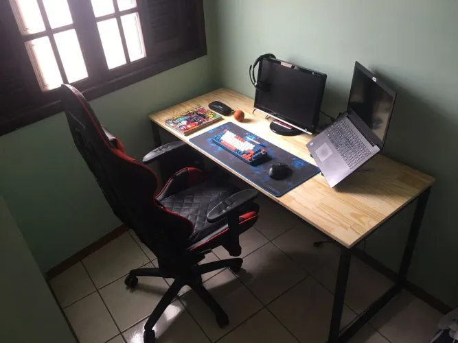 ? ESCRIVANINHA GAMER INDUSTRIAL MÓVEIS 