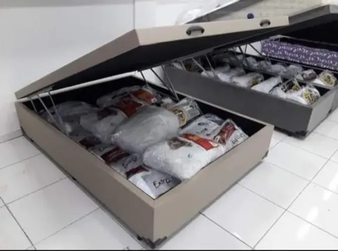 Cama box baú casal Blindada