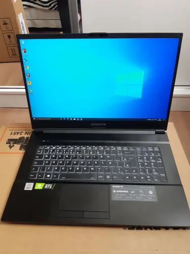 Notebook Gigabyte i7 tela 17 RTX3060
