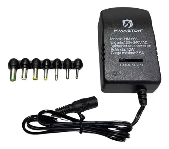 Fonte De Alimentação Regulavel 3-12v 3,5a H'maston Hm-668