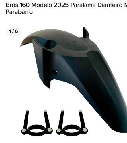 Paralama dianteiro Bros 