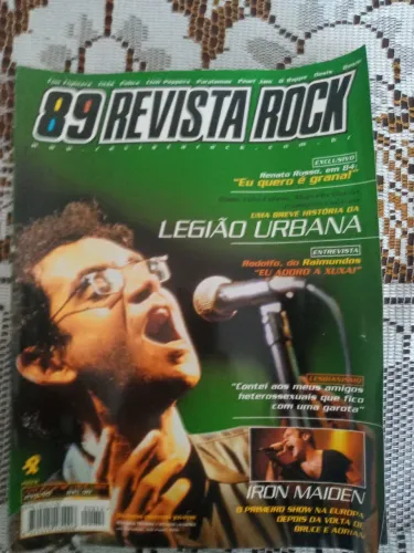 Revista 89 Revista Rock - Legião Urbana e Iron Maiden