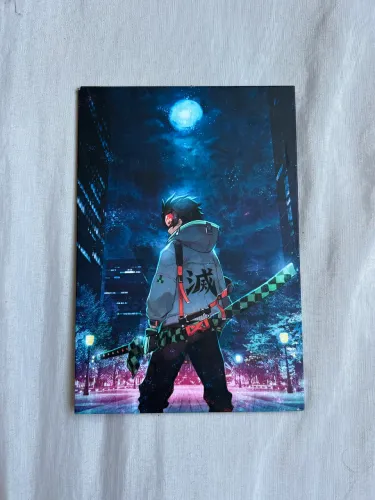 Quadro 18x12cm Fanmade Tanjiro Kamado Street