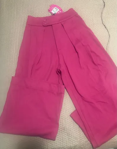Calça Rosa Pink Corduroy - Nova! Marca Kronne