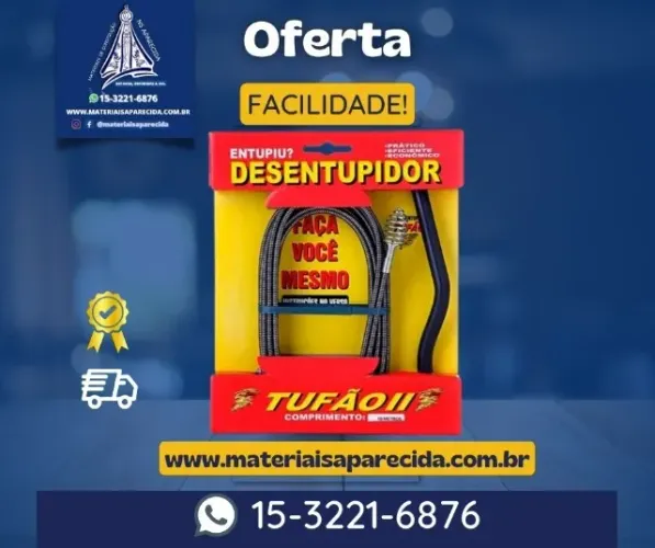 Desentupidor de Canos Tufao 10m n2 Japones