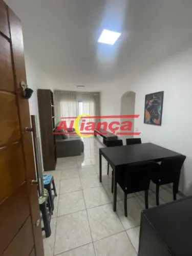 Apartamento semi mobiliado para Alugar, 2 quartos 1 vaga, 50 m², Centro - Guarulhos R$ 2.5