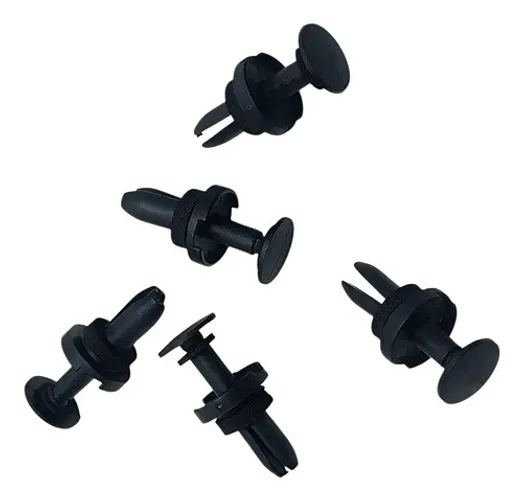 Kit 5 Grampo Fixação Rebite Fixação Para-choque Compass
