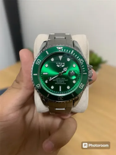 Relógio Masculino Verde Lige Quartz - Luxo e Estilo